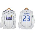 Real Madrid 2006-07 Home Kit Beckham Full Sleeve - P1112 Ms Retro Store