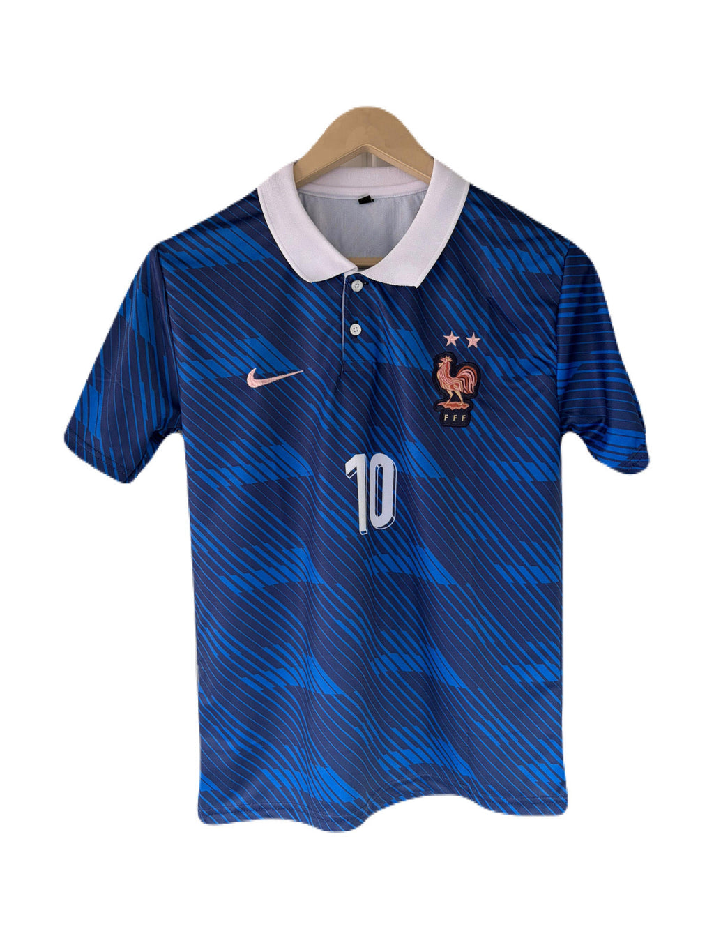 France 2026 World cup Home Mbappe Half sleeve collar Embroidery - P1621 Ms Retro Store