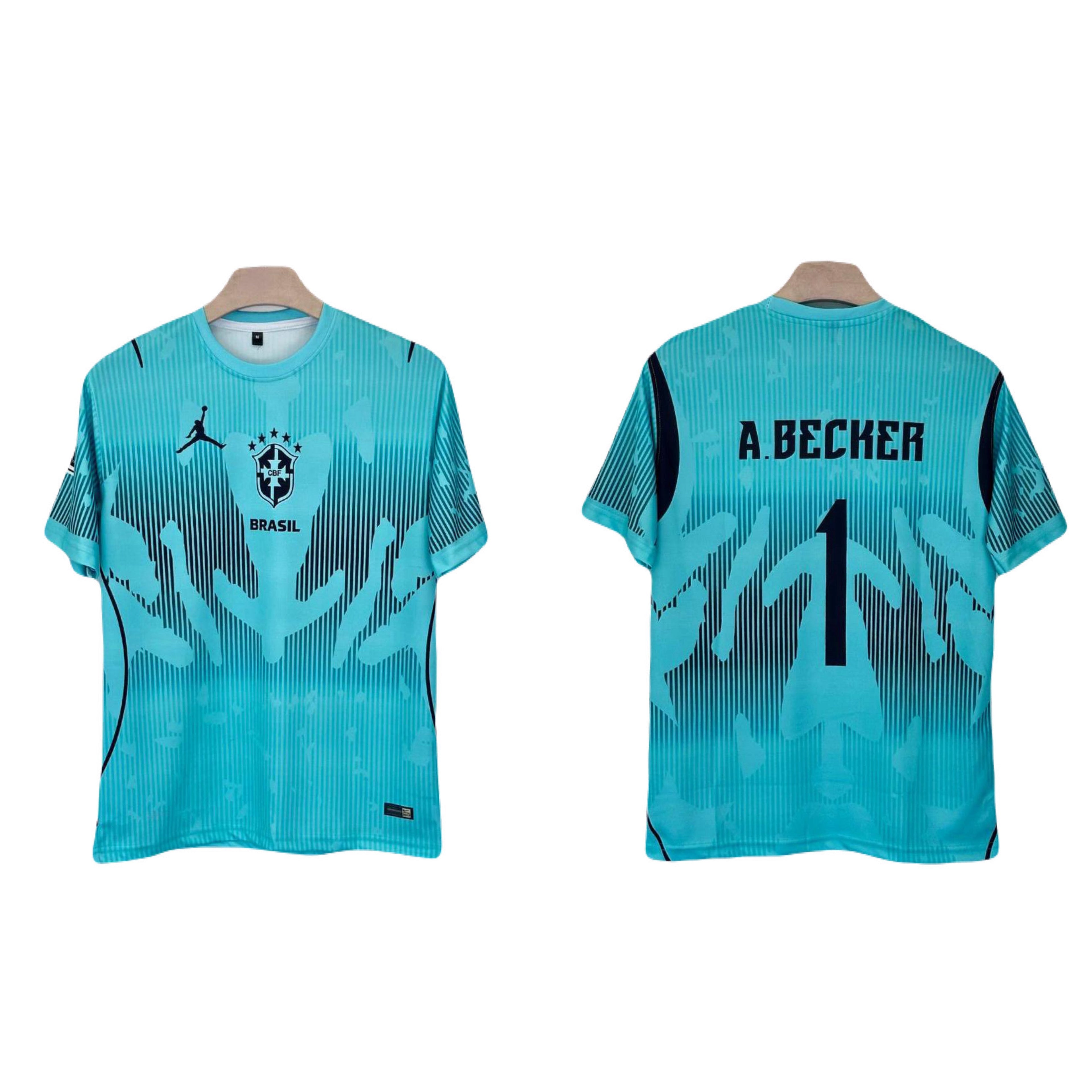 Brazil 2026 world cup home alisson jersey Sublimation - P1589 Ms retro store