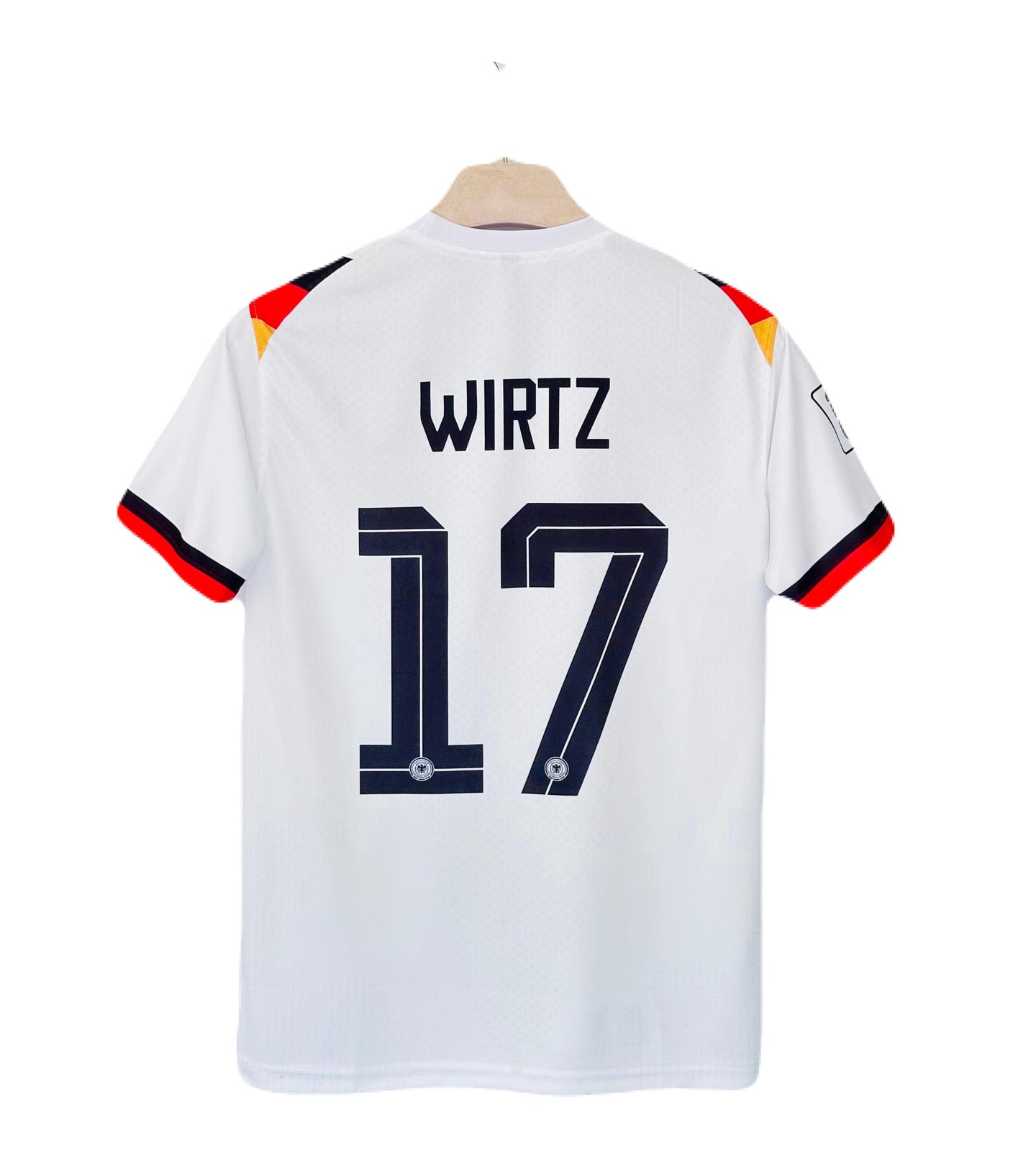 Germany 2026 Home Wirtz Half Sleeve Embroidery Jersey -P1190 Ms Retro Store