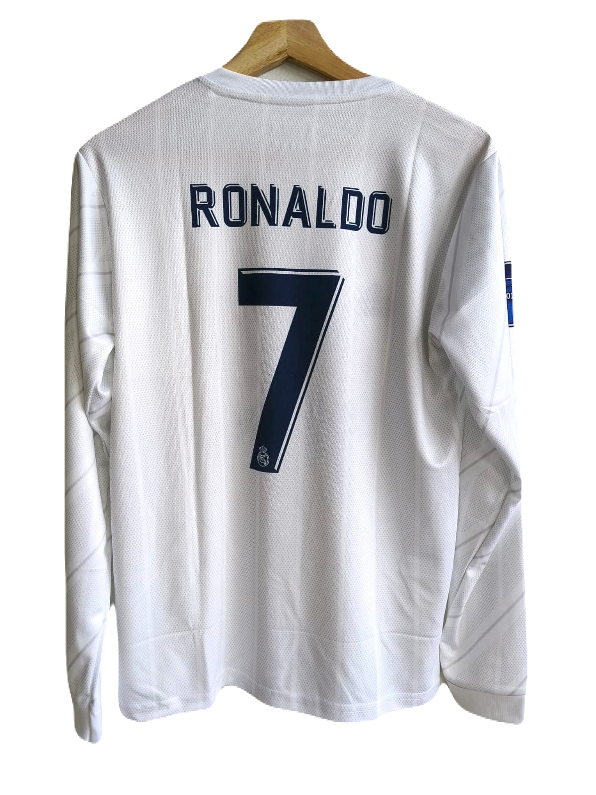 Real madrid full sleeve 2018 UCL FINAL EDITION Ronaldo 7 Embroidery - P1578 MS RETRO STORE