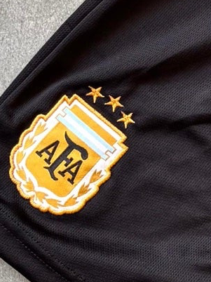 Argentina 2026 Embroidery black shorts -