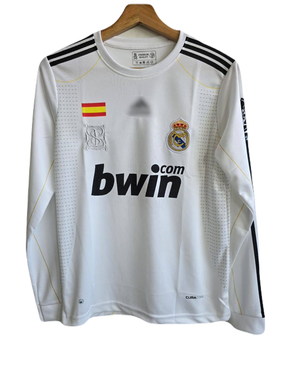 Realmadrid 2009/10 home jersey full sleeve ronaldo  - P807 ms retro store