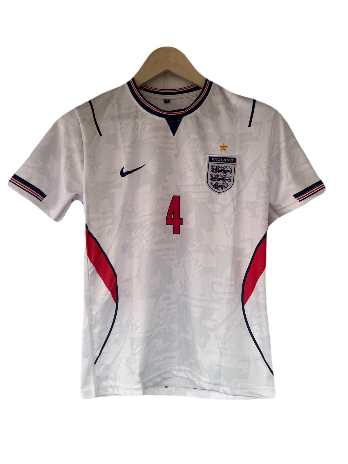 England 2026 World Cup Home Rice Half Sleeve Embroidery Jersey -P1679 Ms Retro Store