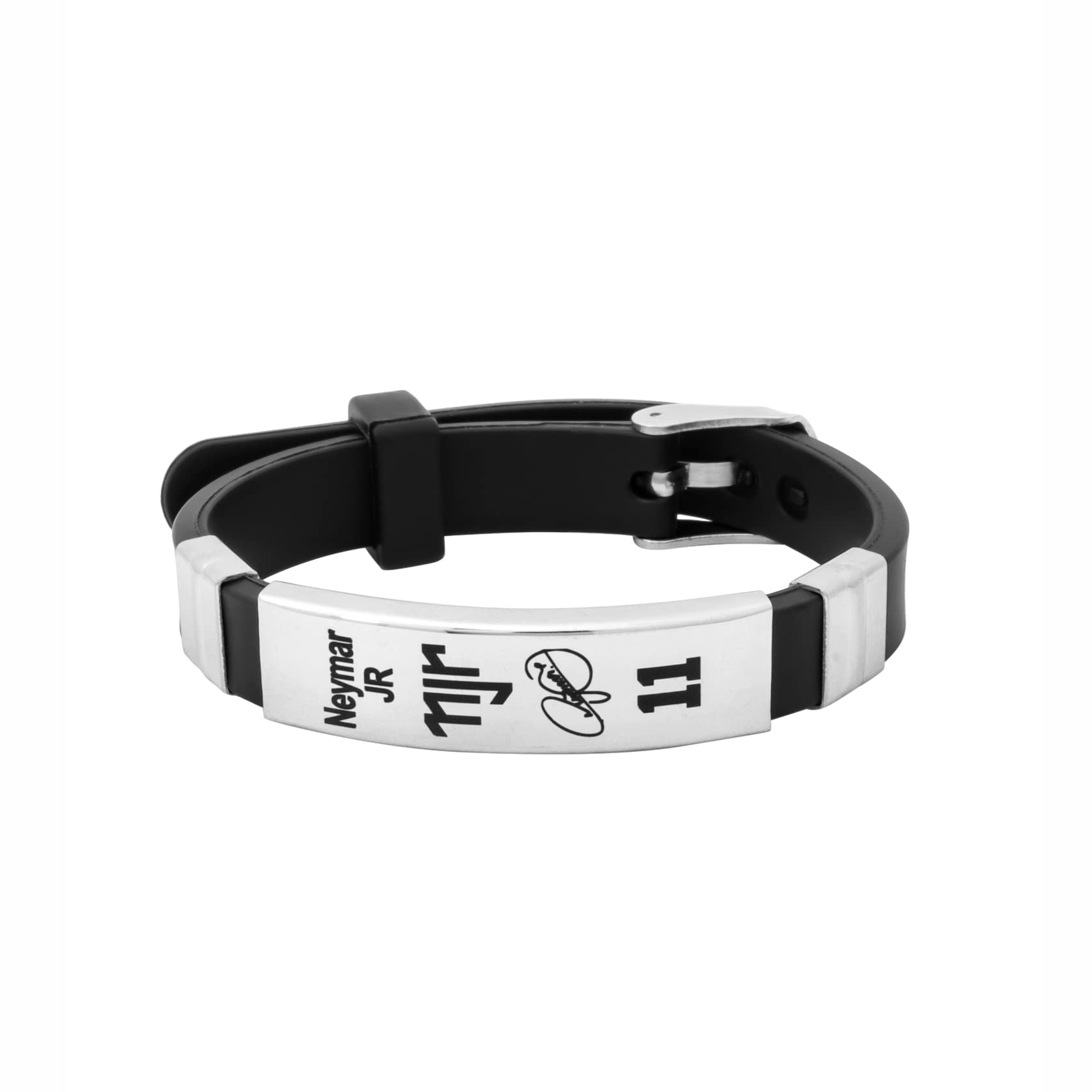 footballers bracelets inspirational and stainless steel wrist band