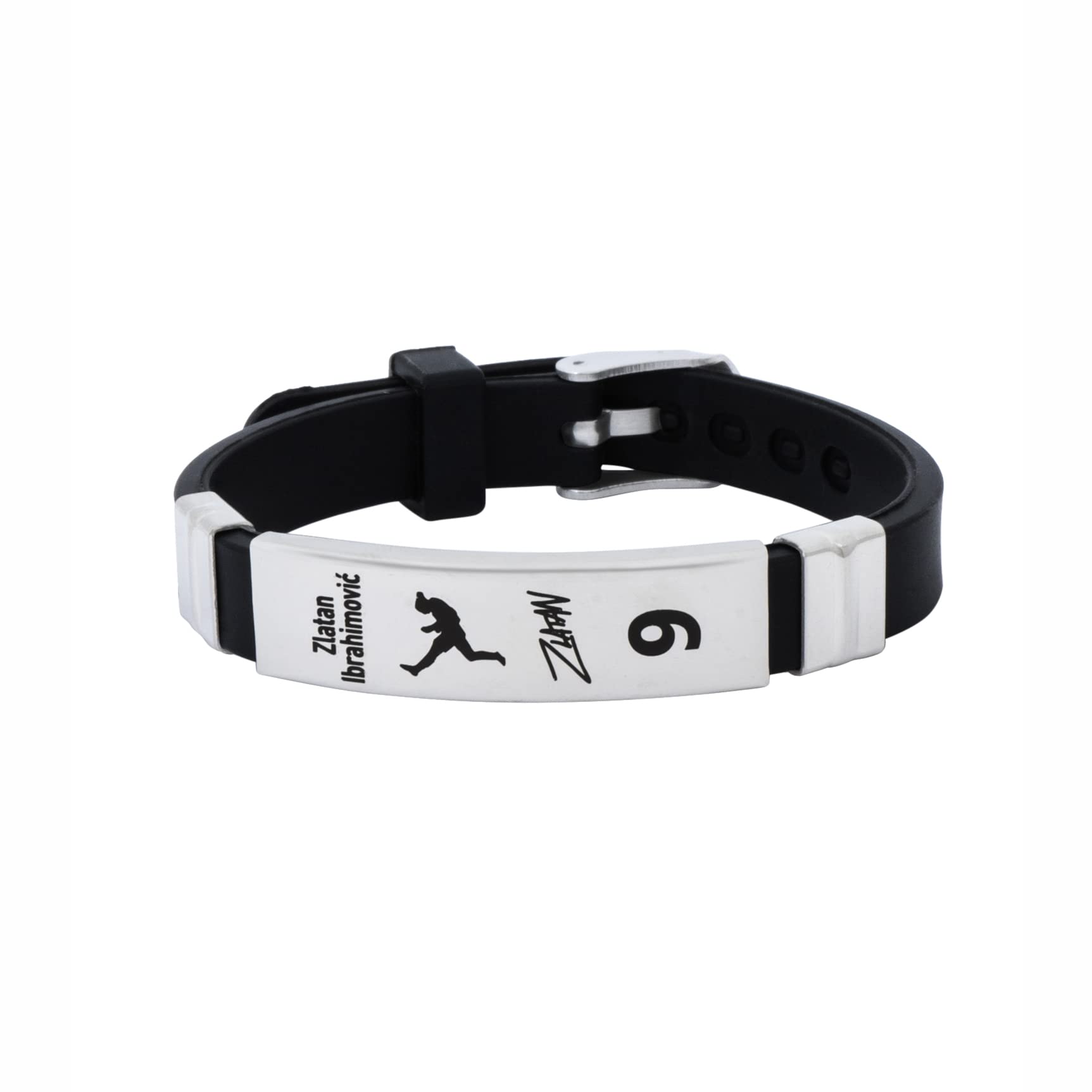 footballers bracelets inspirational and stainless steel wrist band