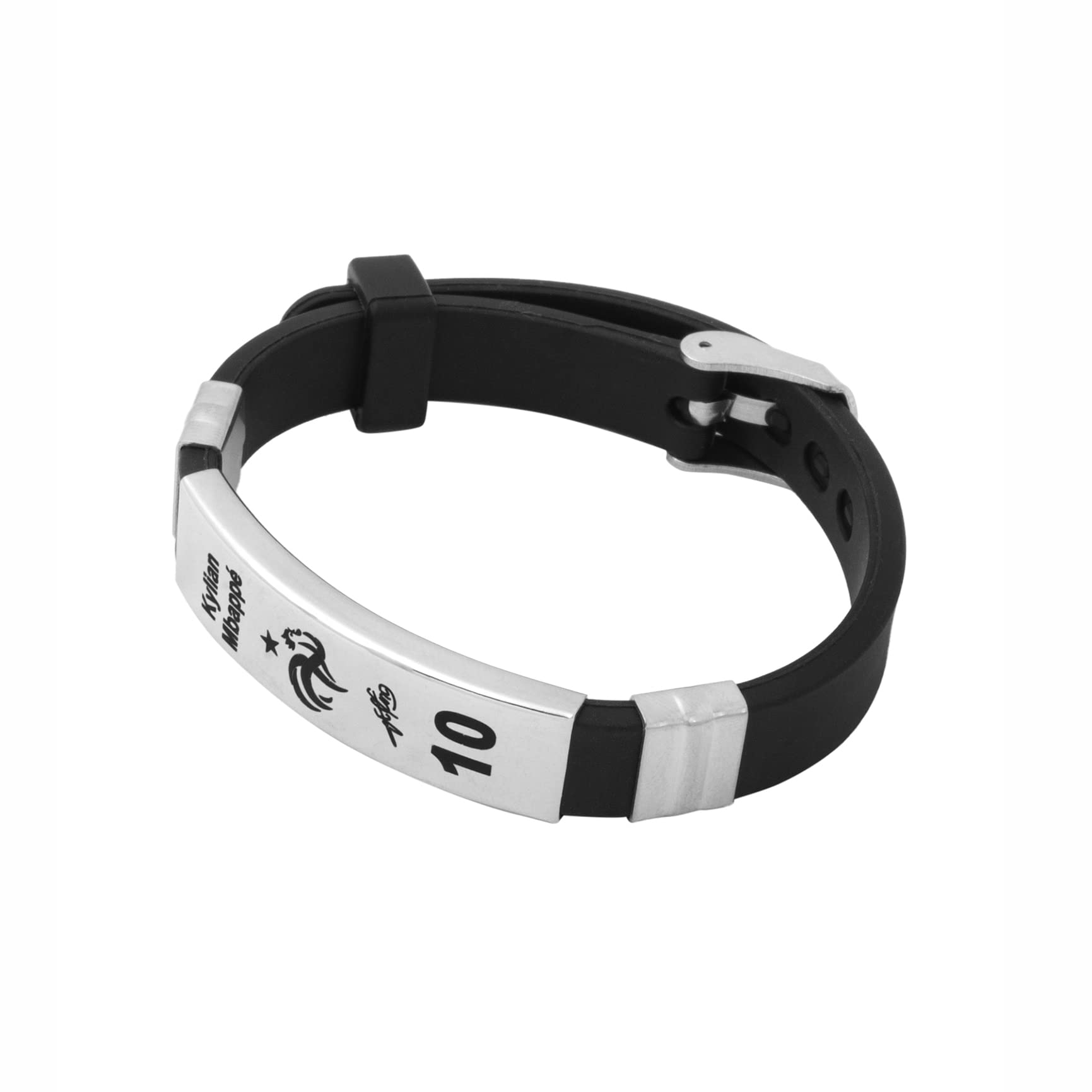 footballers bracelets inspirational and stainless steel wrist band