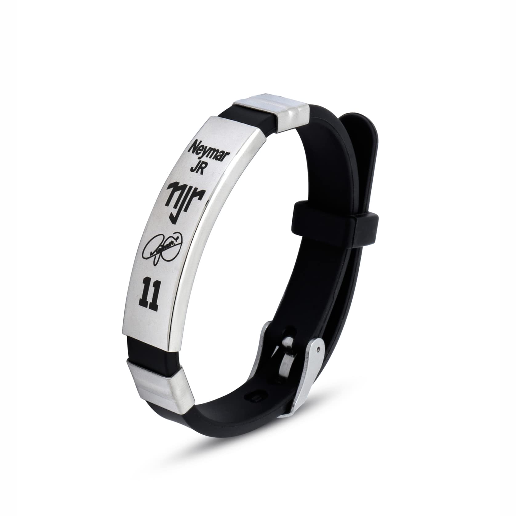 footballers bracelets inspirational and stainless steel wrist band