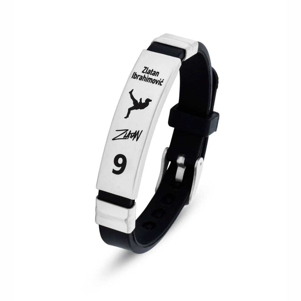 footballers bracelets inspirational and stainless steel wrist band