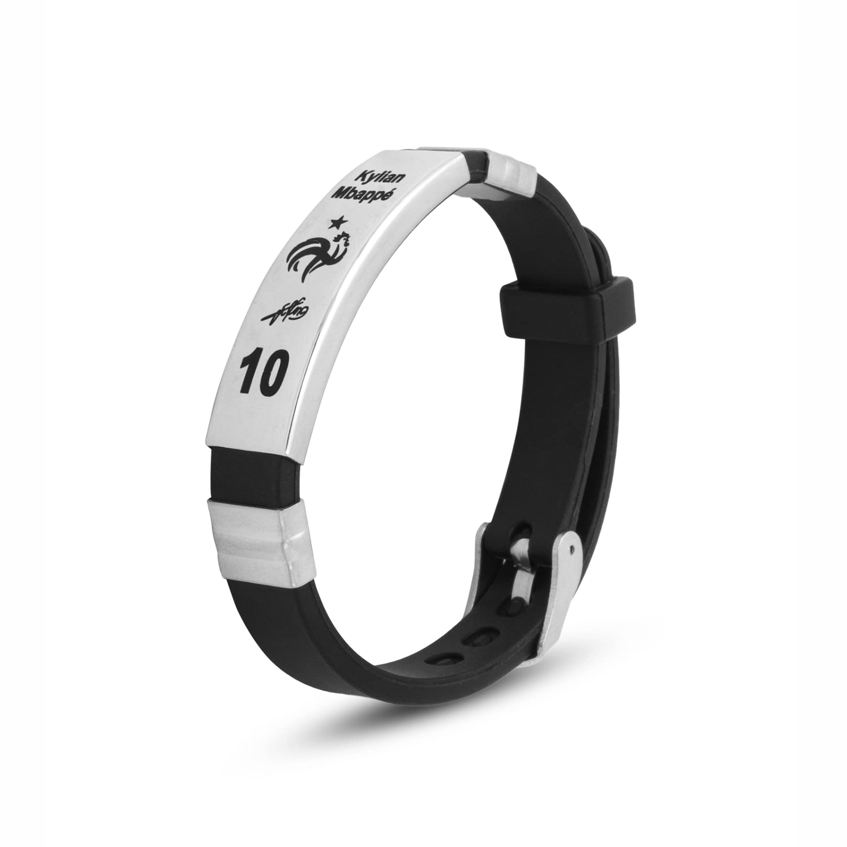 footballers bracelets inspirational and stainless steel wrist band