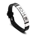 footballers bracelets inspirational and stainless steel wrist band