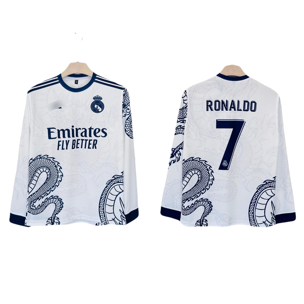 Real Madrid Special Edition White Dragon kit Ronaldo Full sleeve -P1141 Ms Retro Store