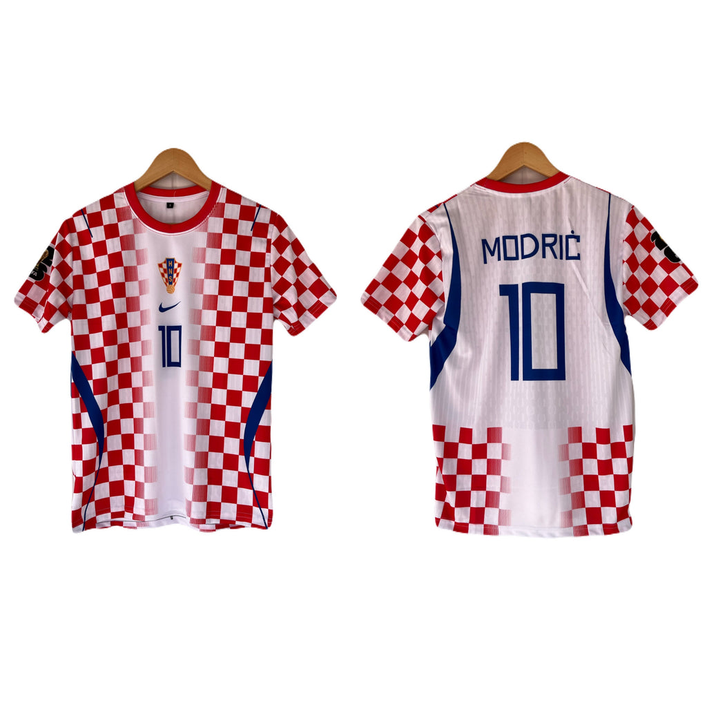 Croatia 2026 World cup Modric Half Sleeve Sublimation Jersey - P1485 Ms Retro Store