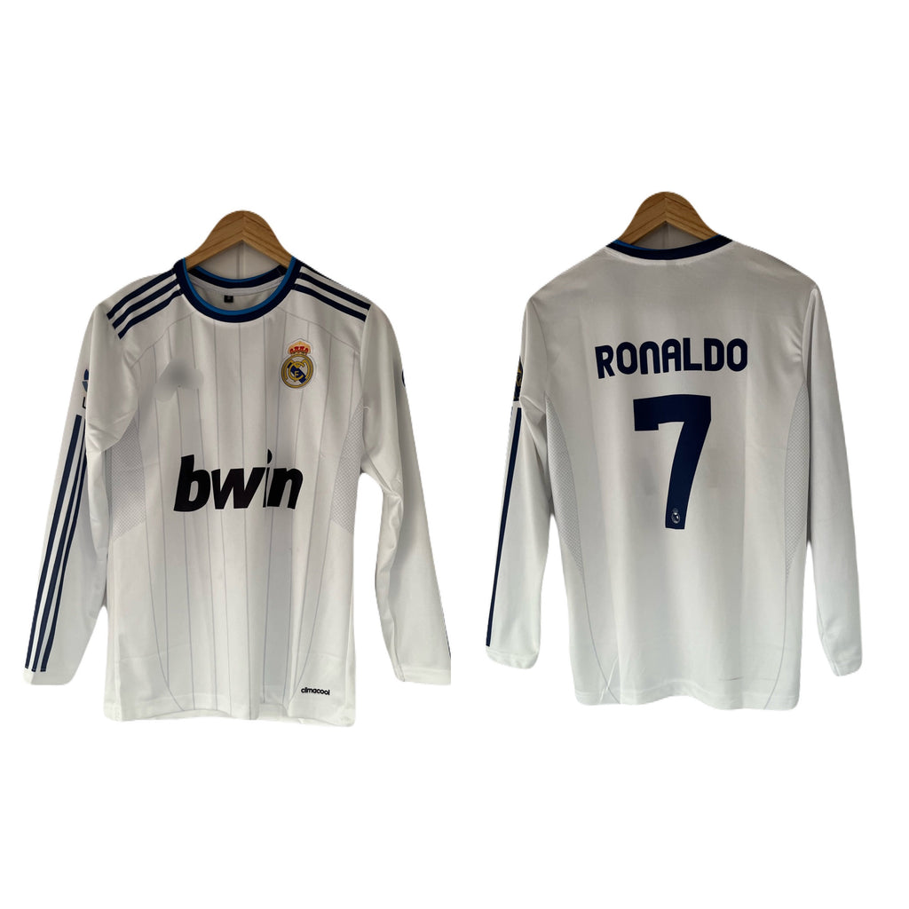 Real Madrid 2012-13 home jersey Ronaldo Full Sleeve -P1173  Ms Retro Store