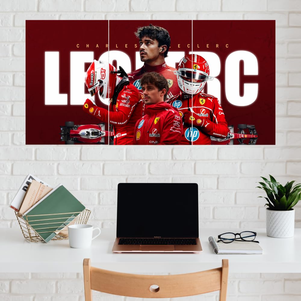 Good Hope - Footballer Messi Motivational Quote 3 Split Posters 12x18 Inch – Soccer Wall Art for Bedroom, Football Legend Decor, Gift for Fans, Boys, Men, Sports Room, Wallpaper, Sticker, Wall Decoration (Split Poster(36x18 inch)) (Messi Blue)