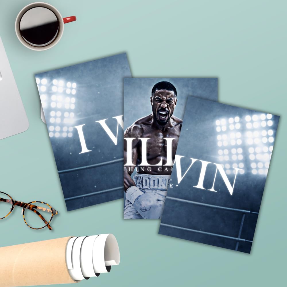 Good Hope - Footballer Messi Motivational Quote 3 Split Posters 12x18 Inch – Soccer Wall Art for Bedroom, Football Legend Decor, Gift for Fans, Boys, Men, Sports Room, Wallpaper, Sticker, Wall Decoration (Split Poster(36x18 inch)) (Messi Blue)