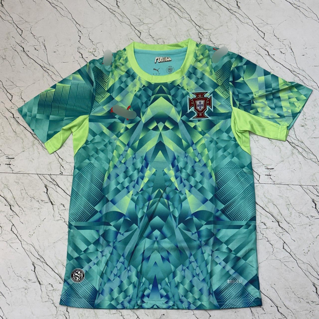 Portugal 2026 world cup goal keeper home Imported Half sleeve jersey -