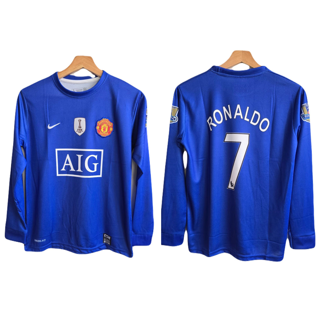 Manchester united third kit 2008/09 full sleeve P527 - ms retro store