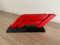 Formula 1 Logo Display – F1 Desk decor for Car Lovers | Stylish Red & Black Motorsport Decor Gif