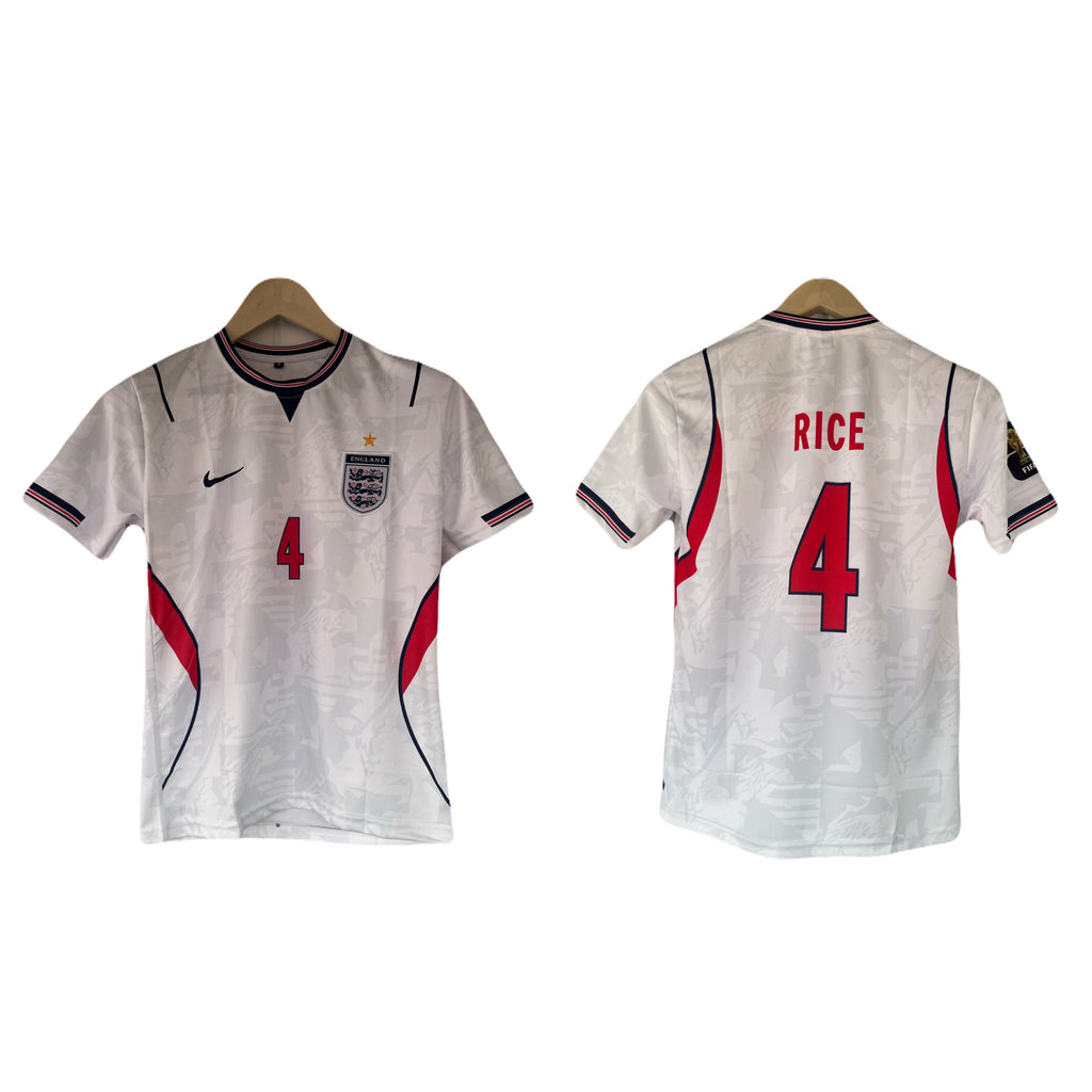 England 2026 World Cup Home Rice Half Sleeve Embroidery Jersey -P1679 Ms Retro Store
