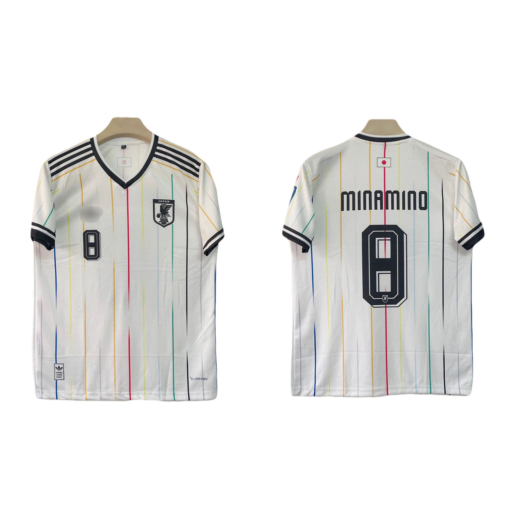 Japan 2026 world cup away minamino Half Sleeve sublimation - P1582 Ms Retro Store