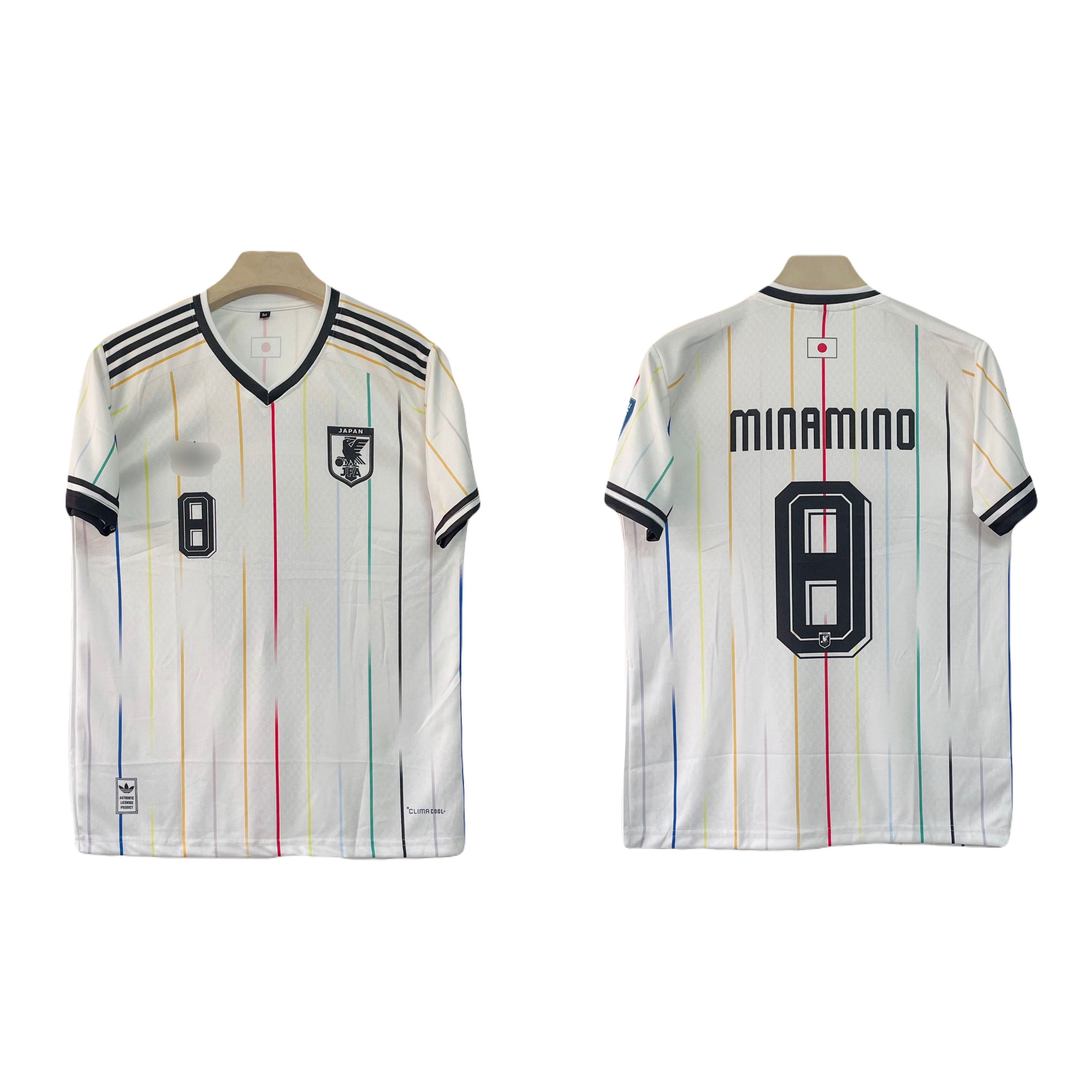 Japan 2026 world cup away minamino Half Sleeve sublimation - P1582 Ms Retro Store