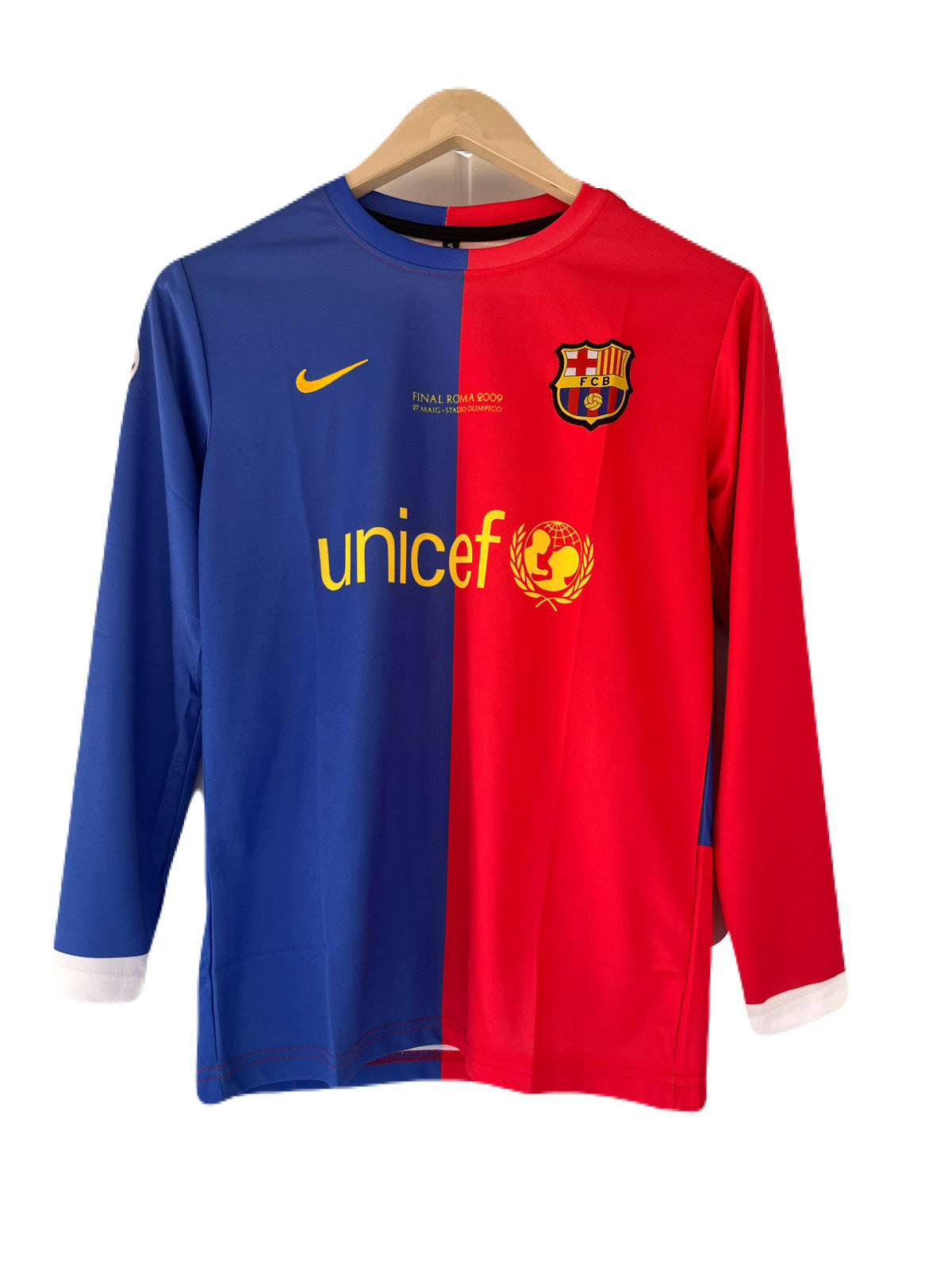 Messi 2009 Final edition Barcelona full sleeve embroidery P1469 - Ms Retro Store