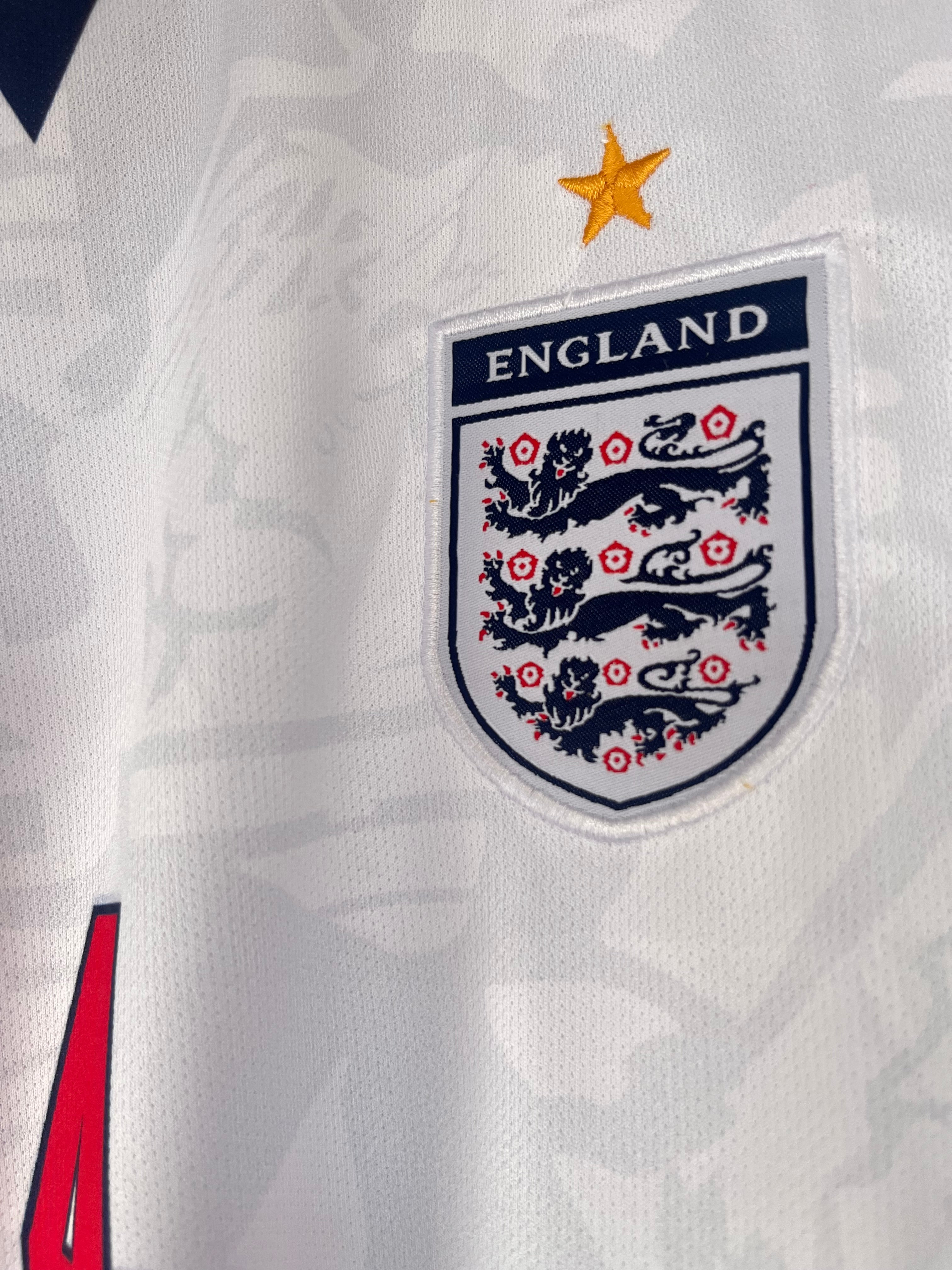 England 2026 World Cup Home Rice Half Sleeve Embroidery Jersey -P1679 Ms Retro Store