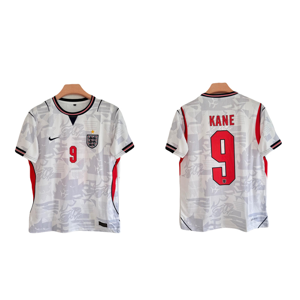 England 2026 World Cup Home kane Half Sleeve Embroidery Jersey - P1701 Ms Retro Store