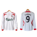 Liverpool 2007-08 Away Torres Full sleeve -P1171 Ms retro store