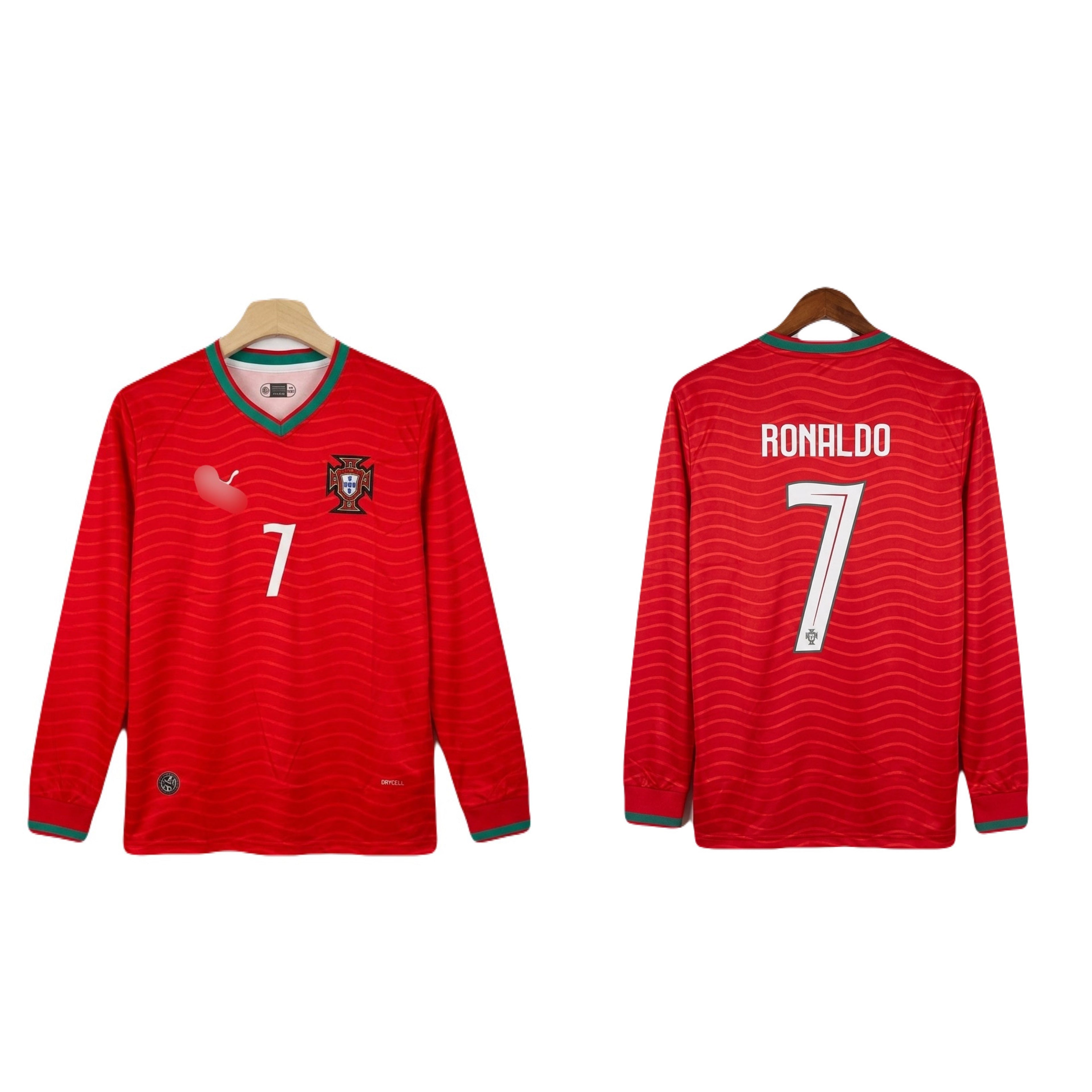 Portugal 2026 worldcup home jersey full sleeve ronaldo Embroidery - P1702  ms retro store