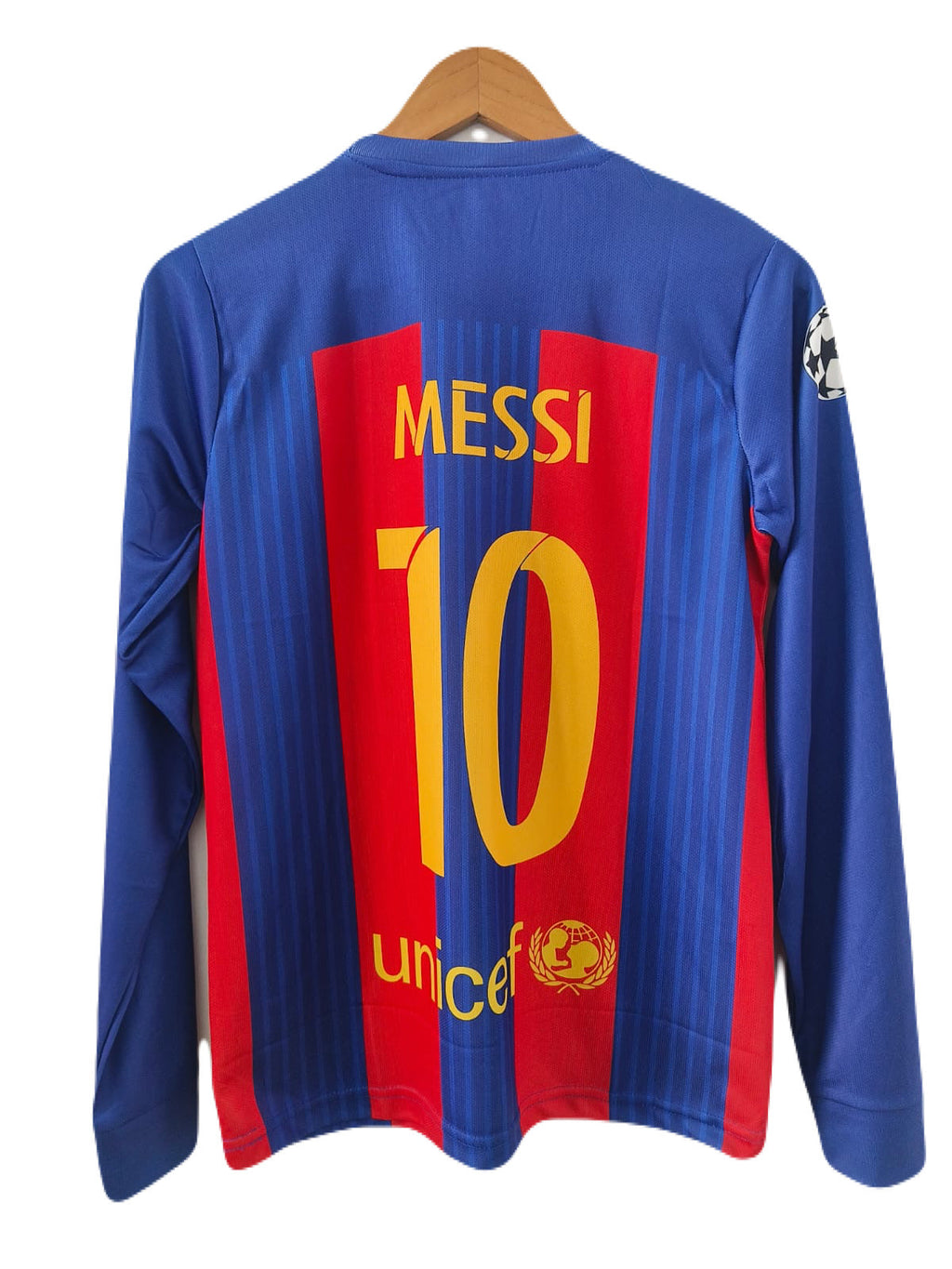 Barcelona 2016/17 leo messi full sleeve embroidery  - P635 ms retro store