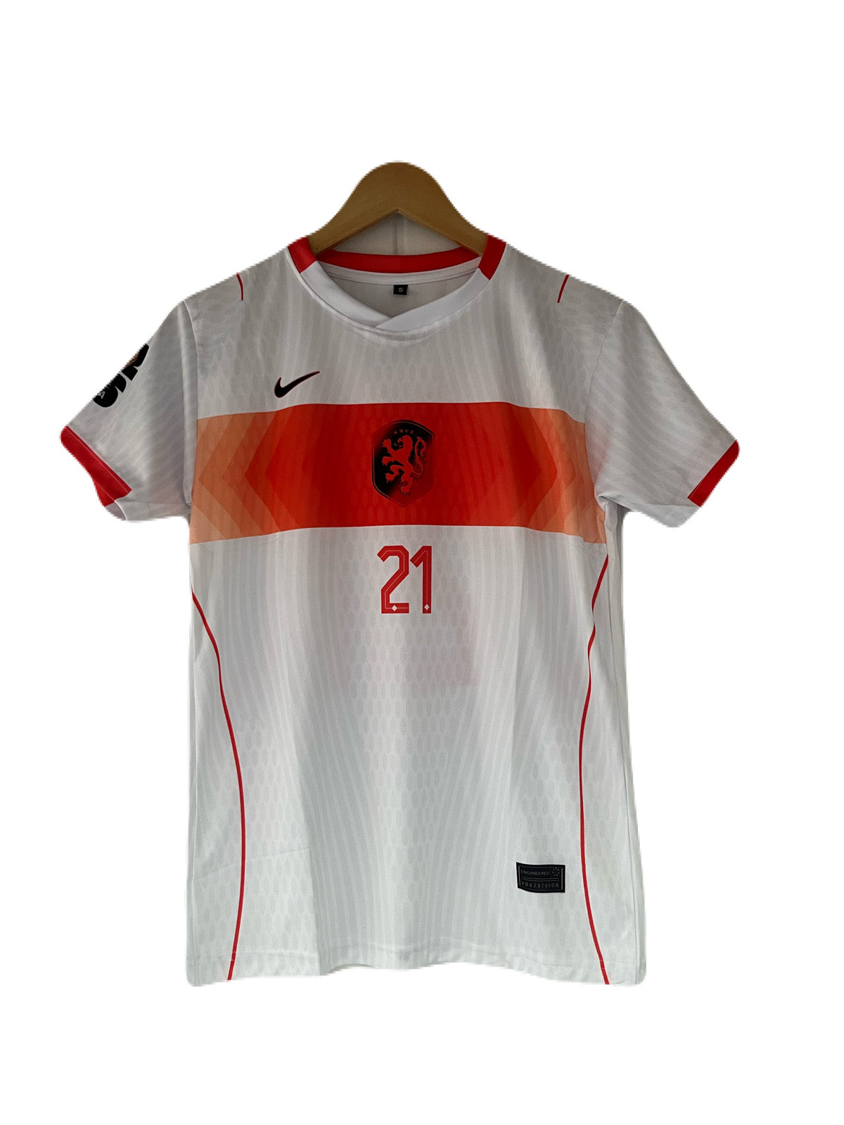 Netherland 2026 world cup away jersey de jong half sleeve sublimation - P1547 Ms retro store
