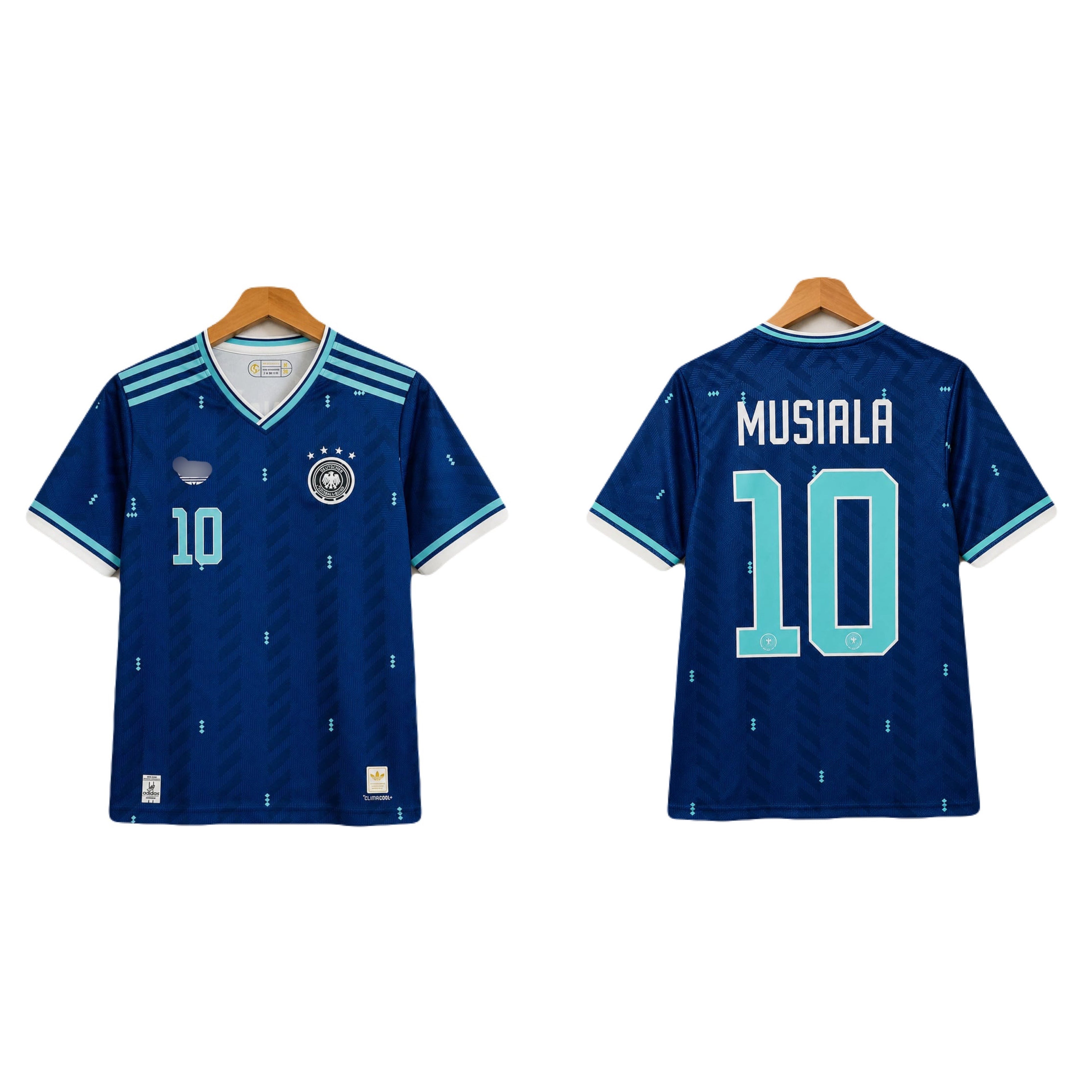Musiala Germany 2026 World Cup Away Half Sleeve Jersey -