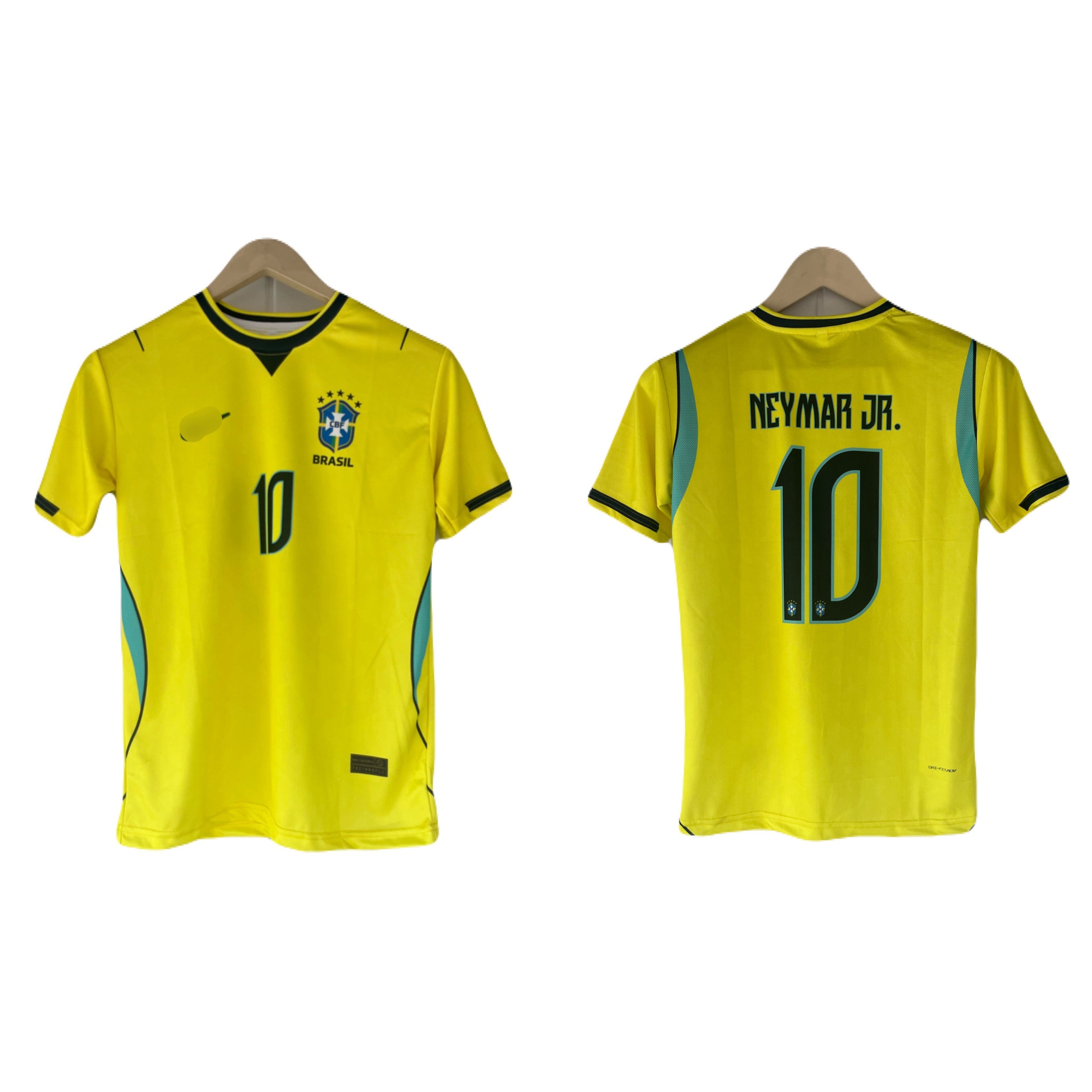 Brazil 2026 World Cup home  Neymar jr Half Sleeve Jersey -