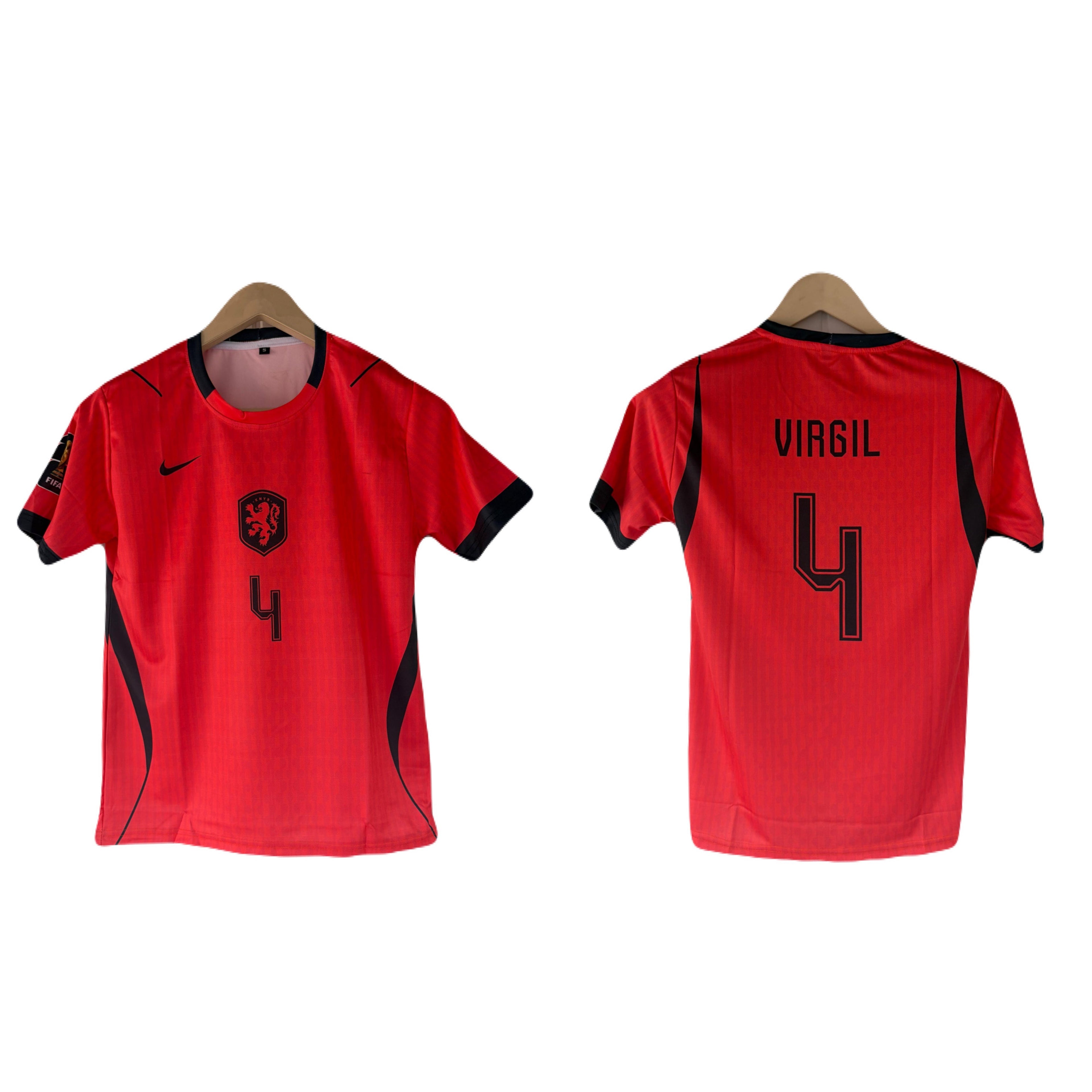 Netherlands 2026 World Cup Home van dijik Half Sleeve Sublimation Jersey - P1627 Ms Retro Store