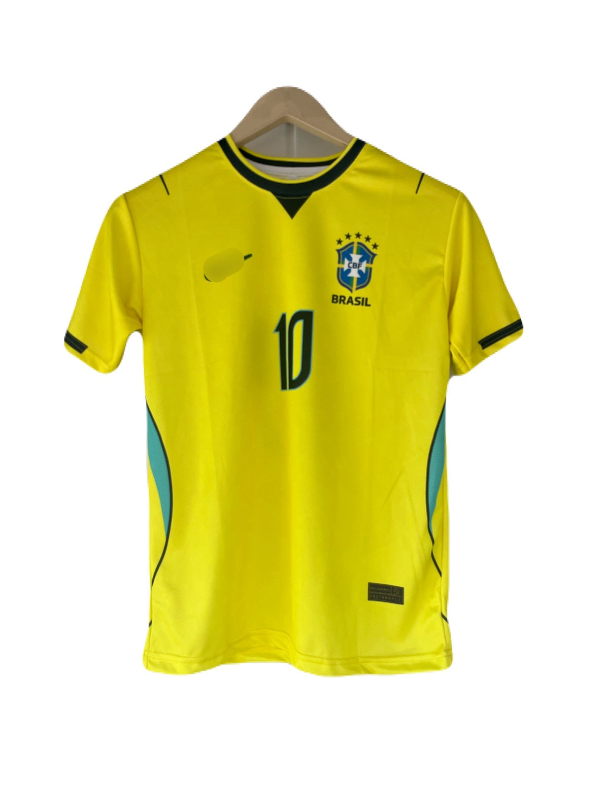 Brazil 2026 World Cup home  Neymar jr Half Sleeve Jersey -