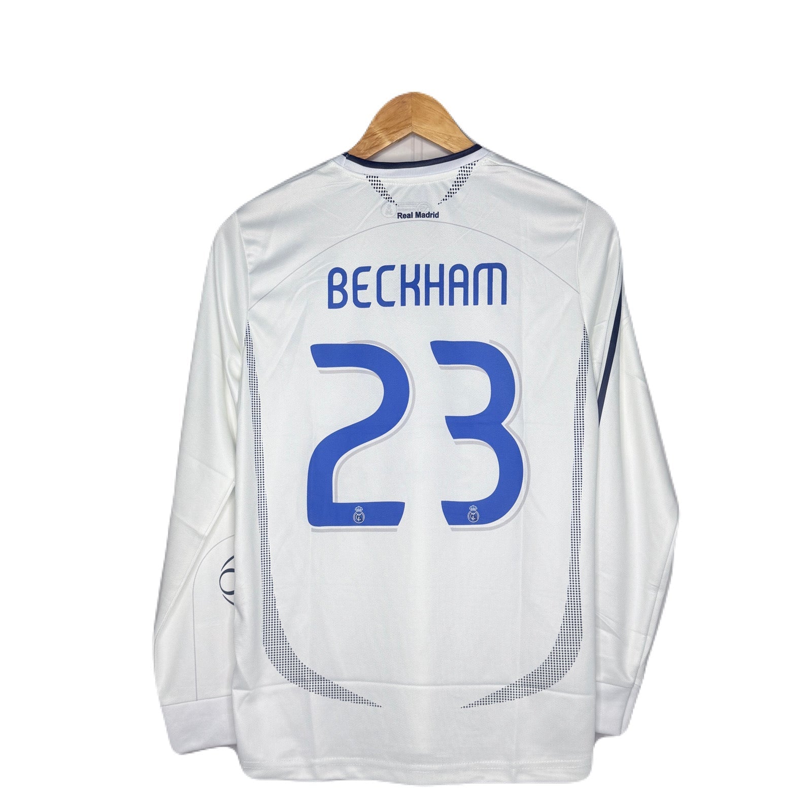 Real Madrid 2006-07 Home Kit Beckham Full Sleeve - P1112 Ms Retro Store