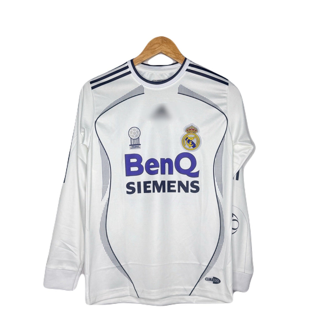 Real Madrid 2006-07 Home Kit Beckham Full Sleeve - P1112 Ms Retro Store