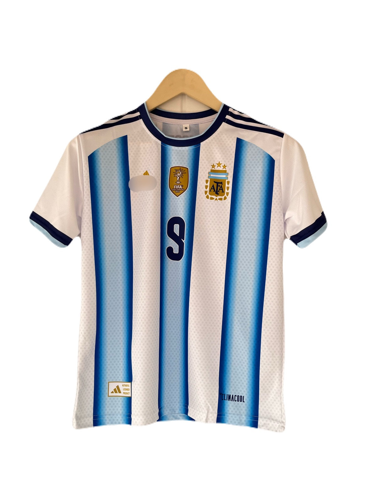 Alvares Argentina 2026 World Cup home  Half Sleeve Jersey -