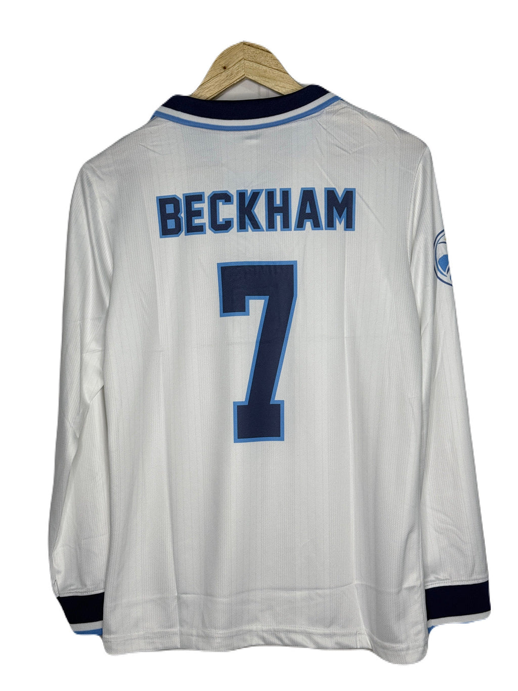 England 1996-97 Beckham Home Kit Full Sleeve - P866 Ms Retro Store