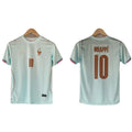 France 2026 World Cup Away Mbappe Half Sleeve Jersey  -