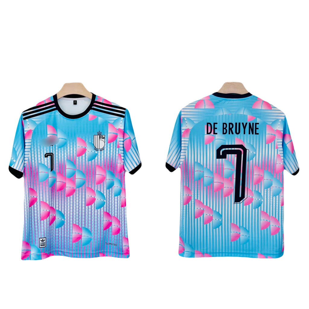 Belgium  2026 World Cup Away de bruyne Half Sleeve Sublimation Jersey - P1427 Ms Retro Store