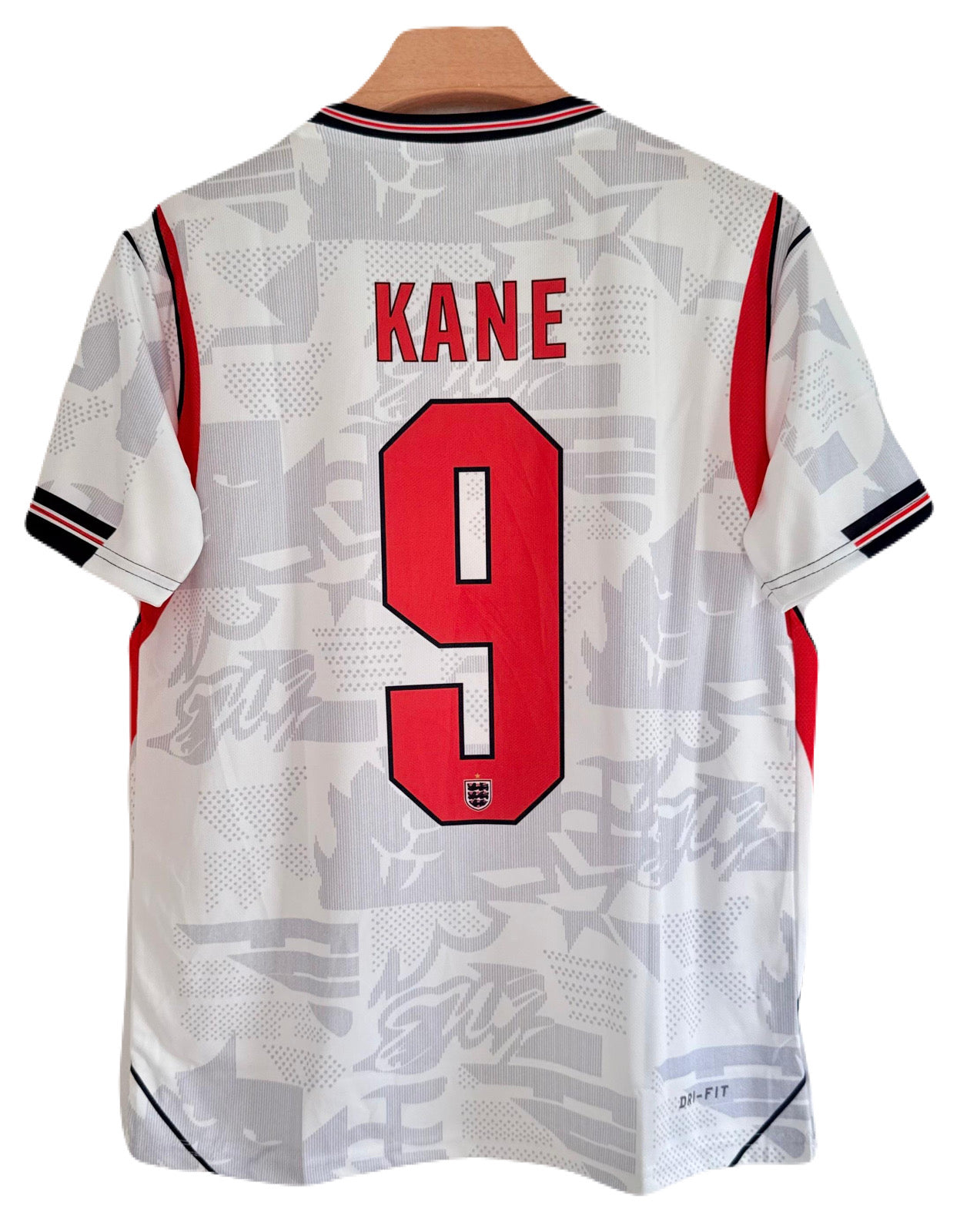 England 2026 World Cup Home kane Half Sleeve Embroidery Jersey - P1701 Ms Retro Store