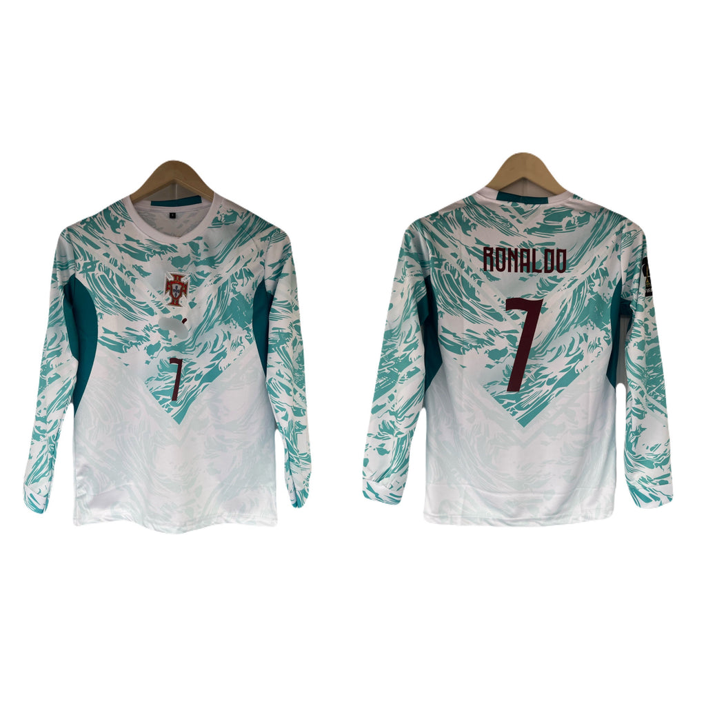 Ronaldo Portugal 2026 worldcup away  full sleeve jersey -