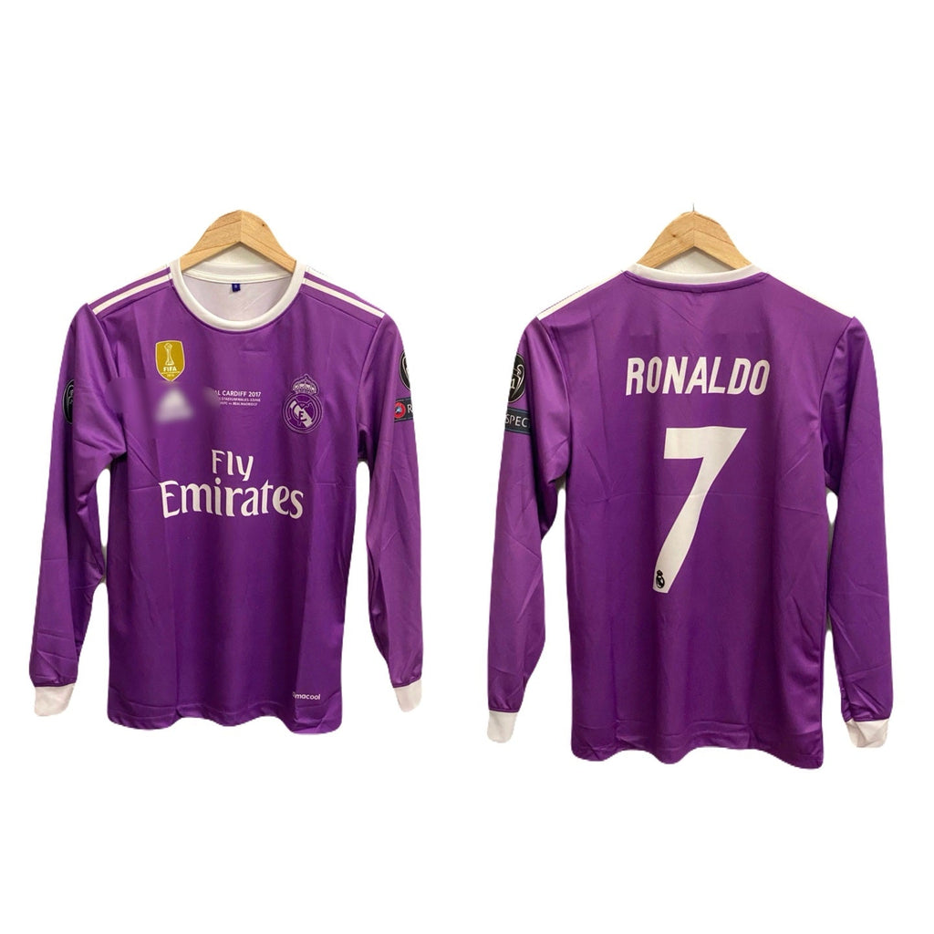 Ronaldo purple real madrid premium full sleeve P52 - ms retro store