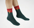 Portugal Ronaldo Red and green socks - Ms Retro Store/1