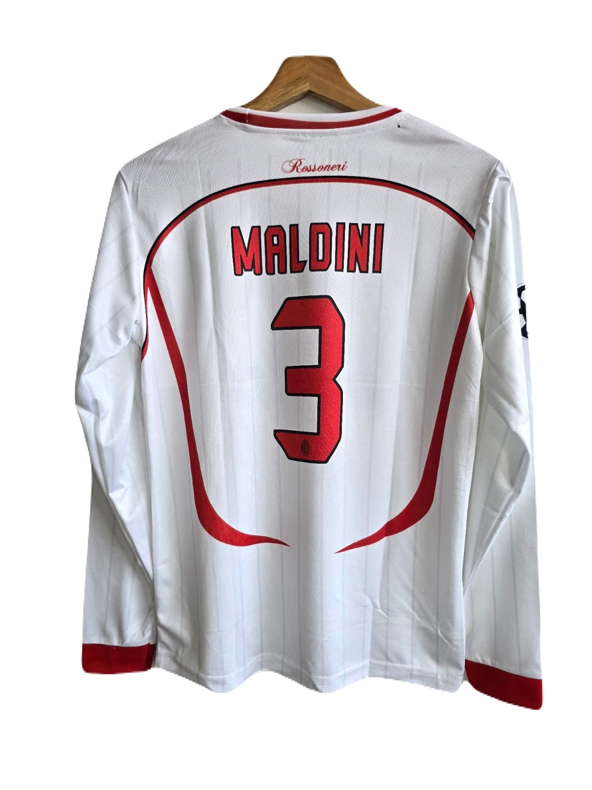 AC MILAN FULL SLEEVE  2006/07  UCL FINAL EDITION MALDINI  P135 - MS RETRO STORE