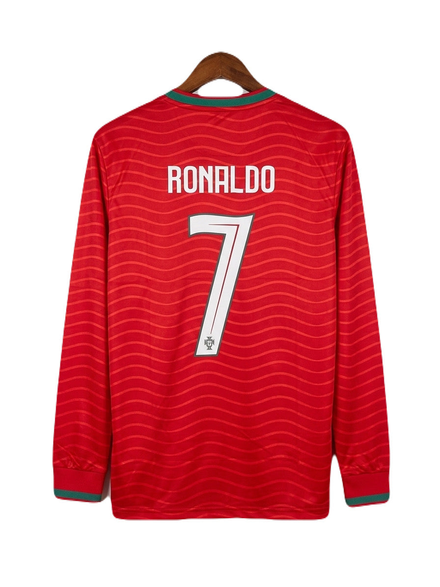 Portugal 2026 worldcup home jersey full sleeve ronaldo Embroidery - P1702  ms retro store