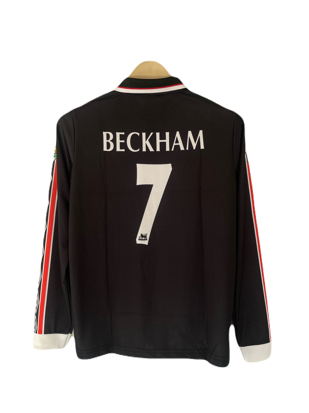Manchester united 1998 Away Jersey zip type full sleeve embroidery beckham - P1473 ms retro store